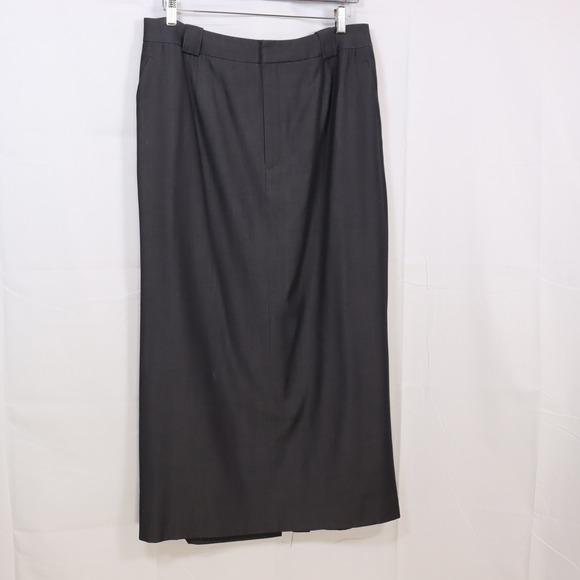 Dana Buchman Dresses & Skirts - Dana Buchman Maxi Skirt 16 Charcoal Womens Wool Blend Professional Office